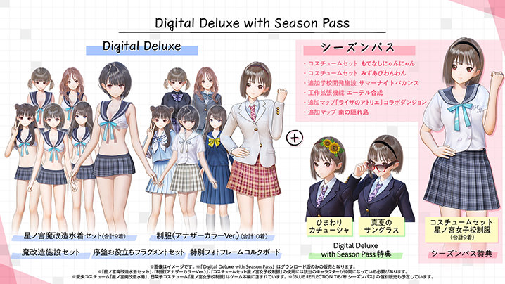 【豊富な大得価】BLUE REFLECTION TIE　帝 電撃スペシャルパック B2タペストリー 幻に舞う少女の剣 白井日菜子 　岸田メル　ブルーリフレクション タペストリー